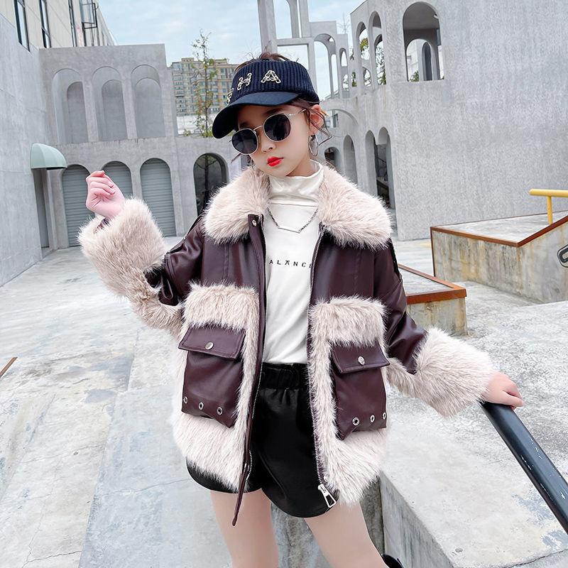 Jackets 2022 Girls Parka Coats Thicker Cotton Fur Jacket For Autumn Winter Big Kids Comfortable Collar Leather TZ98, Blue;gray
Jackets 2022 Girls Parka Coats Thicker Cotton Fur Jacket For Autumn Winter Big Kids Comfortable Collar Leather TZ98, Blue;gray