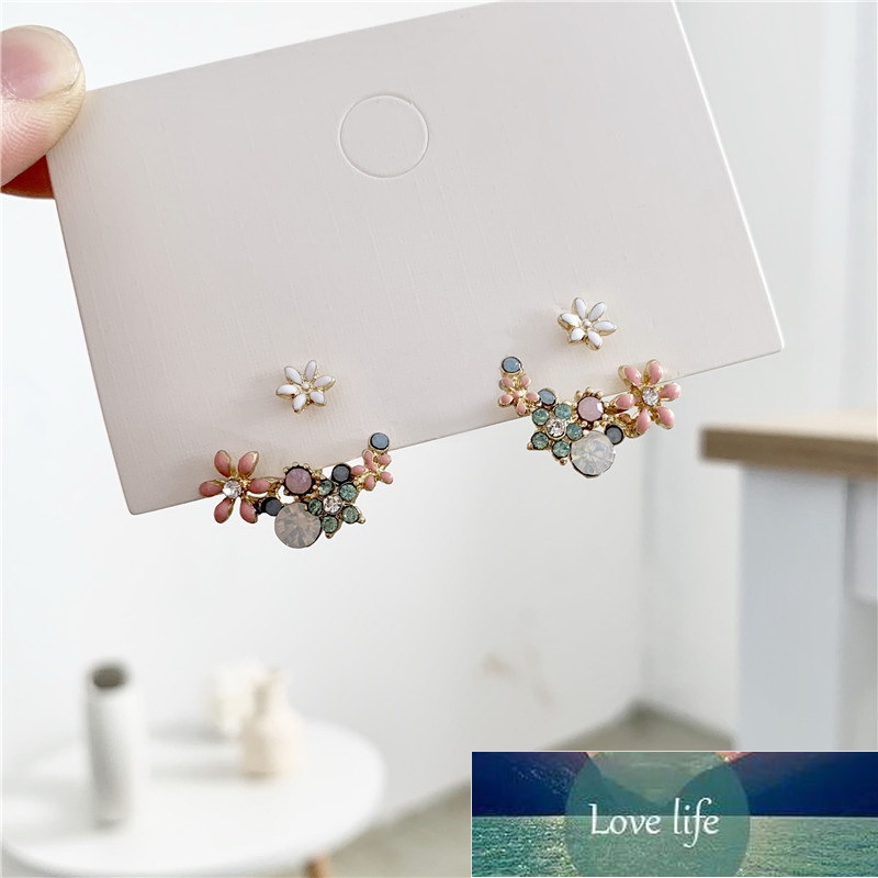 New Korean Hot Fashion Jewelry Fresh Cute Hook Drop Oil Flower Stud Earrings Crystal Earring For Women Party Jewelry Gift Factory price expert design Quality
New Korean Hot Fashion Jewelry Fresh Cute Hook Drop Oil Flower Stud Earrings Crystal Earring For Women Party Jewelry Gift Factory price expert design Quality