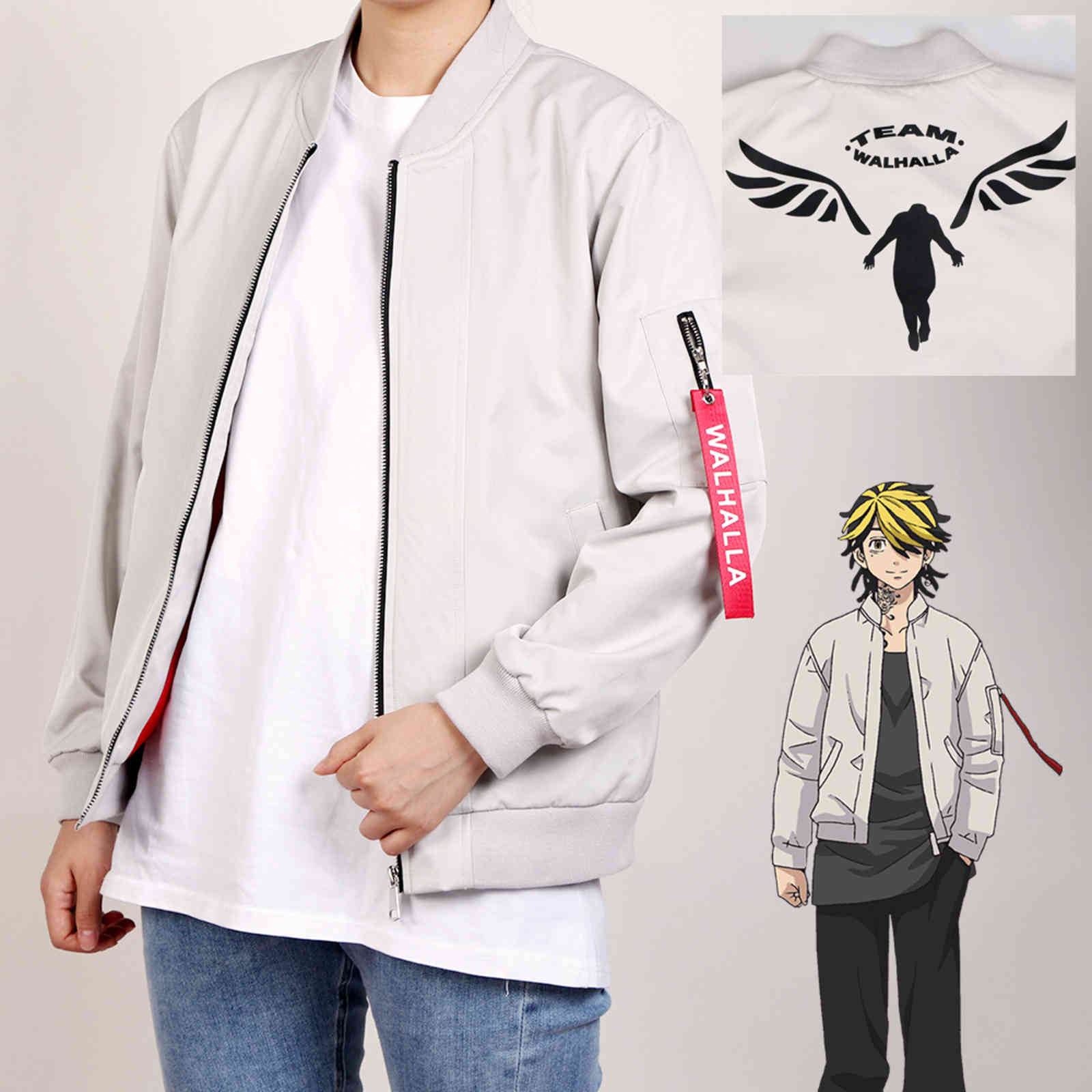 Tokyo Revengers Hanemiya Kazutora Cosplay Costumes White Grey Coat Adults Valhalla Uniform Mikey Draken Halloween White Jackets, Black;brown
Tokyo Revengers Hanemiya Kazutora Cosplay Costumes White Grey Coat Adults Valhalla Uniform Mikey Draken Halloween White Jackets, Black;brown