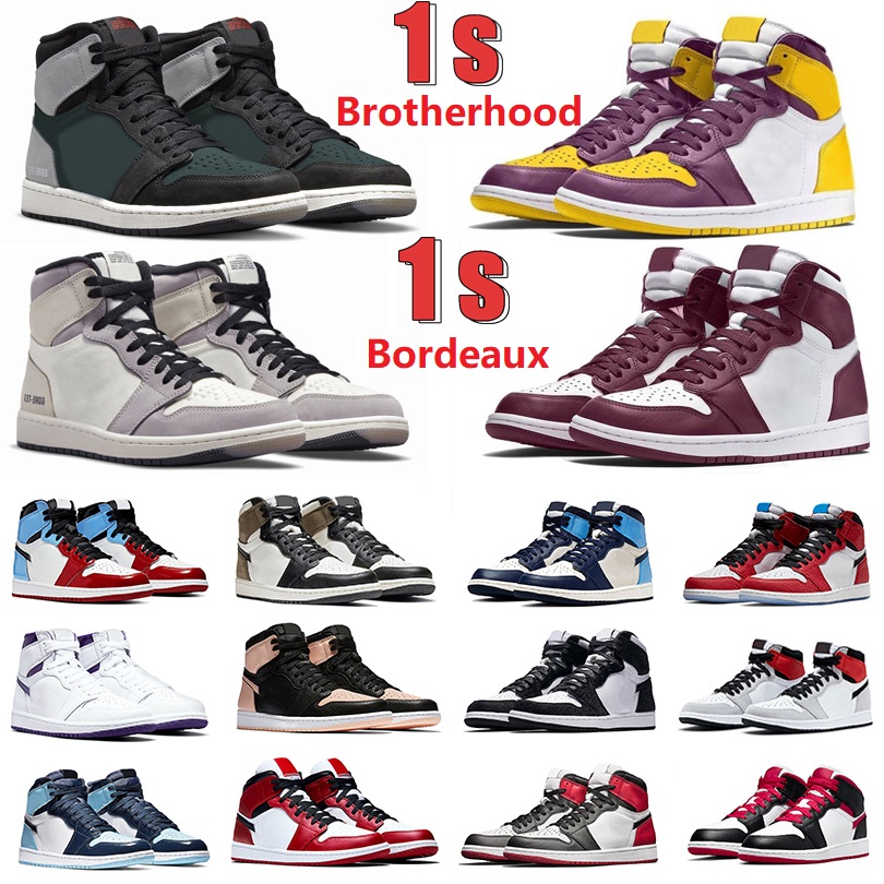 Jumpman 1 1s men women basketball shoes Bred Patent Bordeaux Brotherhood Fearless Obsidian Fragment Particle Grey Light Bone Rust Shadow mens sports sneakers 36-47, Pay for box
Jumpman 1 1s men women basketball shoes Bred Patent Bordeaux Brotherhood Fearless Obsidian Fragment Particle Grey Light Bone Rust Shadow mens sports sneakers 36-47, Pay for box