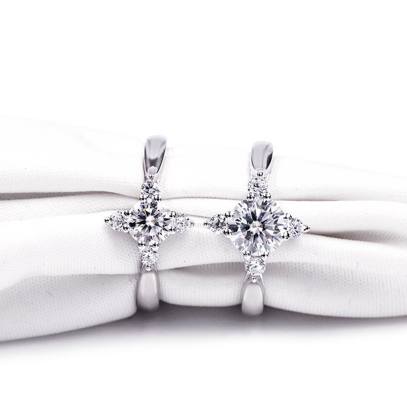 Cluster Rings Moissanit 925 Silver Round Cut Brilliant Moissanite 0.5Ct Anniversary Fine Jewelry For Women Matching Wedding
Cluster Rings Moissanit 925 Silver Round Cut Brilliant Moissanite 0.5Ct Anniversary Fine Jewelry For Women Matching Wedding