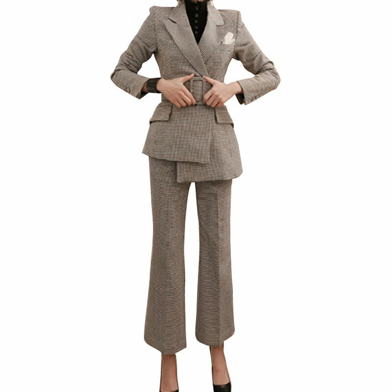 arrival women temperament fashion slim suit work style pant comfortable trend cute wild classical lady suits 210525, Gray
arrival women temperament fashion slim suit work style pant comfortable trend cute wild classical lady suits 210525, Gray