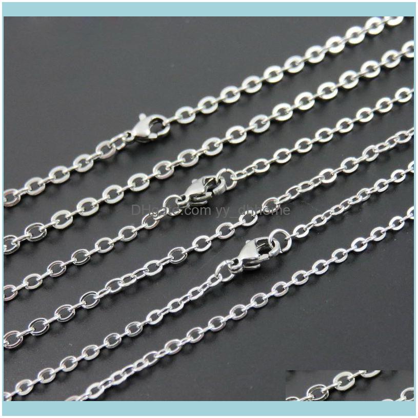 Chains & Pendants Jewelrychains 1.5/2/2.4/M 100Pcs/Set Necklaces Wholesale Men Women Pendant Pure Stainless Steel Clavicle Chain Link Drop D
Chains & Pendants Jewelrychains 1.5/2/2.4/M 100Pcs/Set Necklaces Wholesale Men Women Pendant Pure Stainless Steel Clavicle Chain Link Drop D