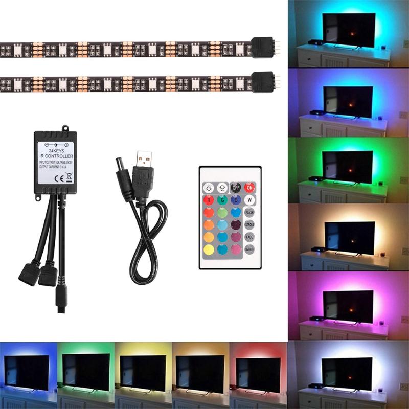 Background Adhesive Atmosphere RGB Theater Light Strip Led Multicolor Decorative Home Remote Control USB Easy Install Controlers
Background Adhesive Atmosphere RGB Theater Light Strip Led Multicolor Decorative Home Remote Control USB Easy Install Controlers