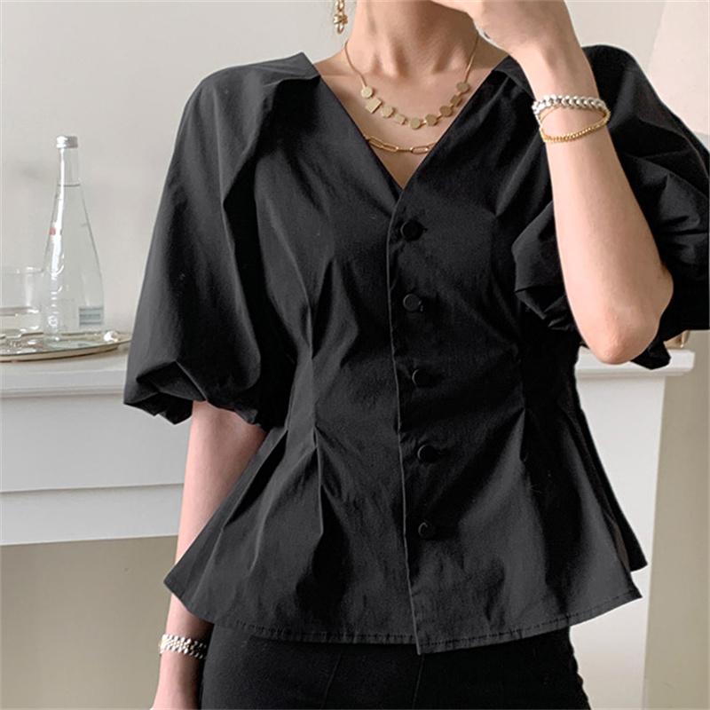 Women's Blouses & Shirts HziriP V-Neck Lantern Sleeves Chic Office Lady 2021 Outwear OL High Quality Casual Streetwear Prom Loose All-Match, White
Women's Blouses & Shirts HziriP V-Neck Lantern Sleeves Chic Office Lady 2021 Outwear OL High Quality Casual Streetwear Prom Loose All-Match, White