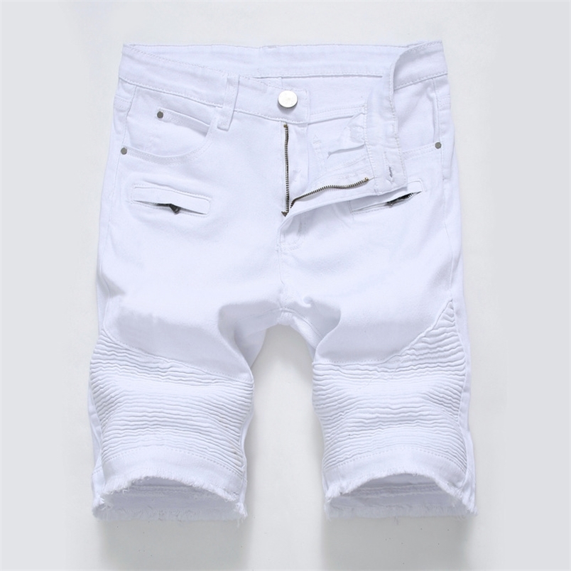 Summer Men's Denim Shorts Street Clothing Trend Personality Slim Short Jeans White Red Black Male Brand Clothes 210629, Black-3305
Summer Men's Denim Shorts Street Clothing Trend Personality Slim Short Jeans White Red Black Male Brand Clothes 210629, Black-3305