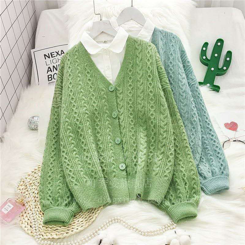 women's sweaters korean style woman's cardigan sweater sweet kawaii long sleeve single solid mesh jacket breasted jumpers outerwea, White;black
women's sweaters korean style woman's cardigan sweater sweet kawaii long sleeve single solid mesh jacket breasted jumpers outerwea, White;black