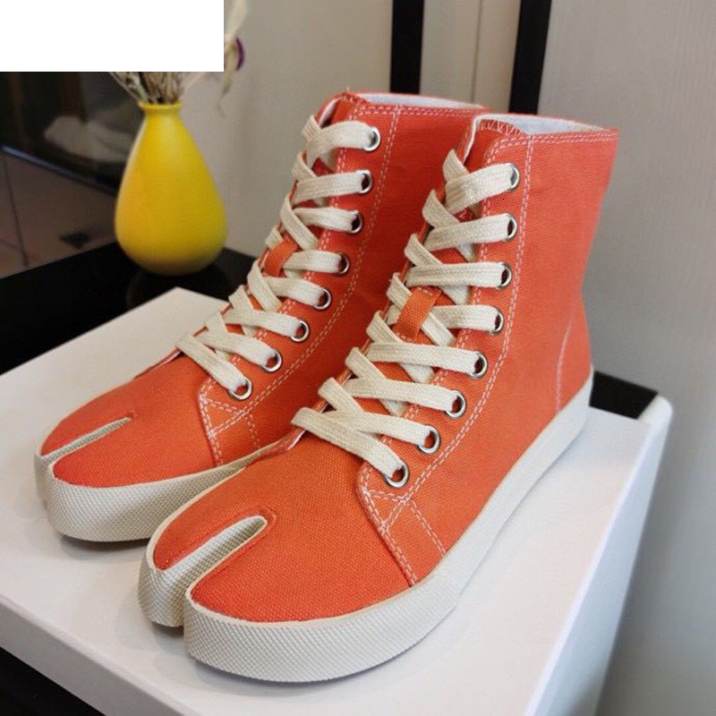 Sandals Spring High Top Split Toe Casual Shoes Women Thick Sole Lace Up Canvas Sweety Color Comfort Pig Trotter Horseshoe Flat URZ, Orange
Sandals Spring High Top Split Toe Casual Shoes Women Thick Sole Lace Up Canvas Sweety Color Comfort Pig Trotter Horseshoe Flat URZ, Orange