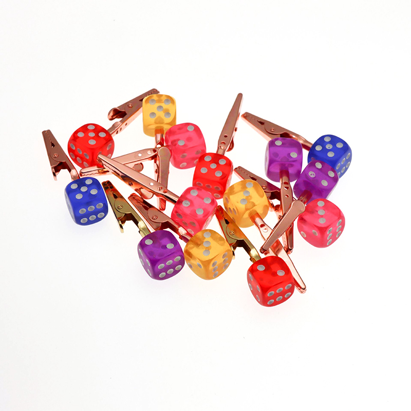 Personality Portable Dice Bracket Clip Household Smoking Accessories Support Stand Dry Herb Tobacco Preroll Cigarette Fixed Holder Clamp Tongs