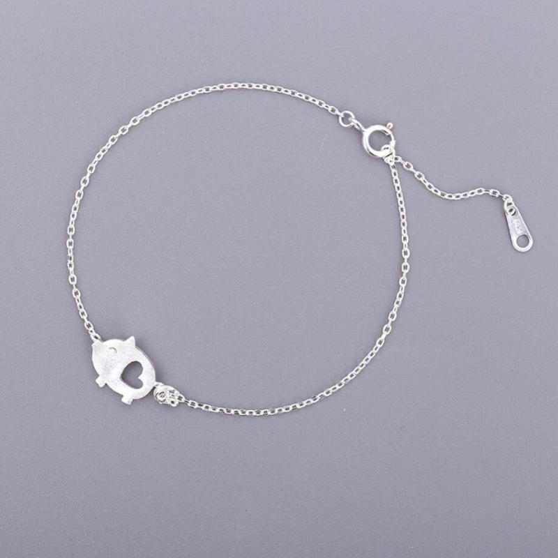 Link, Chain WYEAIIR Hand-drawing Cute Pig Hollowing Out Gift Sweet Literary Simplicity 925 Sterling Silver Female Resizable Bracelets
Link, Chain WYEAIIR Hand-drawing Cute Pig Hollowing Out Gift Sweet Literary Simplicity 925 Sterling Silver Female Resizable Bracelets