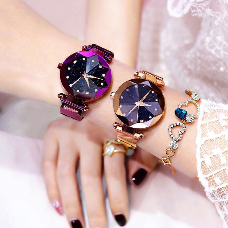 Wristwatches Luxury Starry Sky Stainless Steel Mesh Bracelet Watches For Women Crystal Analog Quartz Ladies Sports Dress ClockWristwatches, C black
Wristwatches Luxury Starry Sky Stainless Steel Mesh Bracelet Watches For Women Crystal Analog Quartz Ladies Sports Dress ClockWristwatches, C black