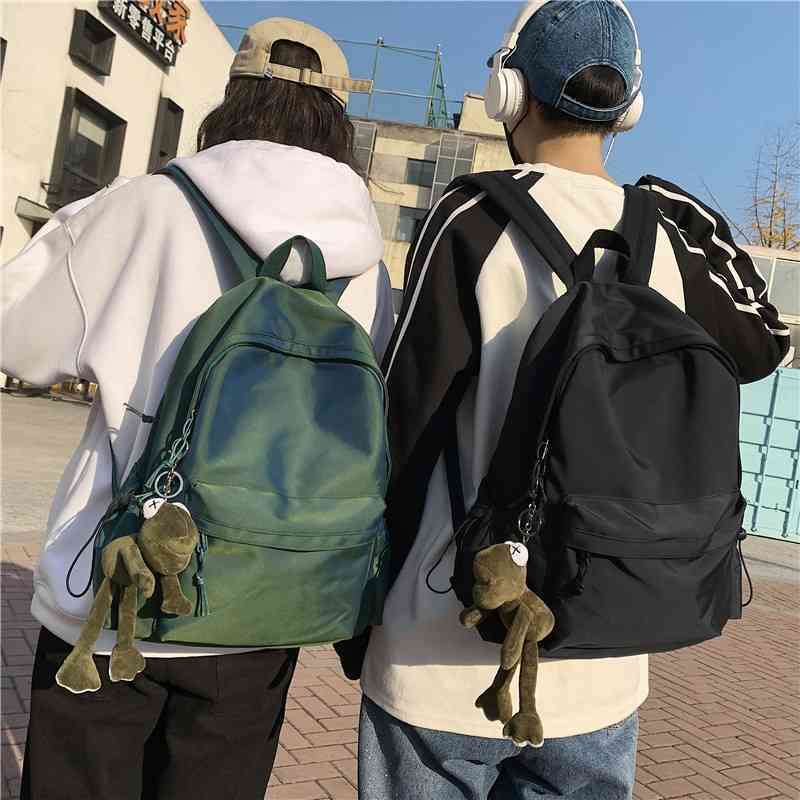 Schoolbag female Korean version simple large capacity backpack male Harajuku Student Backpack junior high school Mori Department bag, Purple 
Schoolbag female Korean version simple large capacity backpack male Harajuku Student Backpack junior high school Mori Department bag, Purple