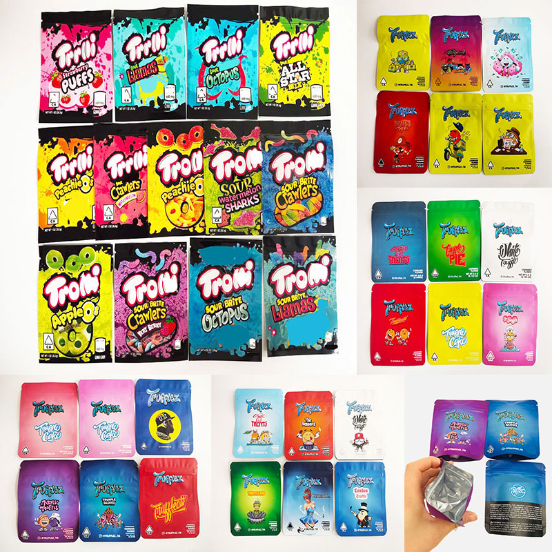 13 Types mylar bag trolli trrlli Errlli edibles Gummies packaging smell proof resealable zipper pouch 600mg custom logo
13 Types mylar bag trolli trrlli Errlli edibles Gummies packaging smell proof resealable zipper pouch 600mg custom logo