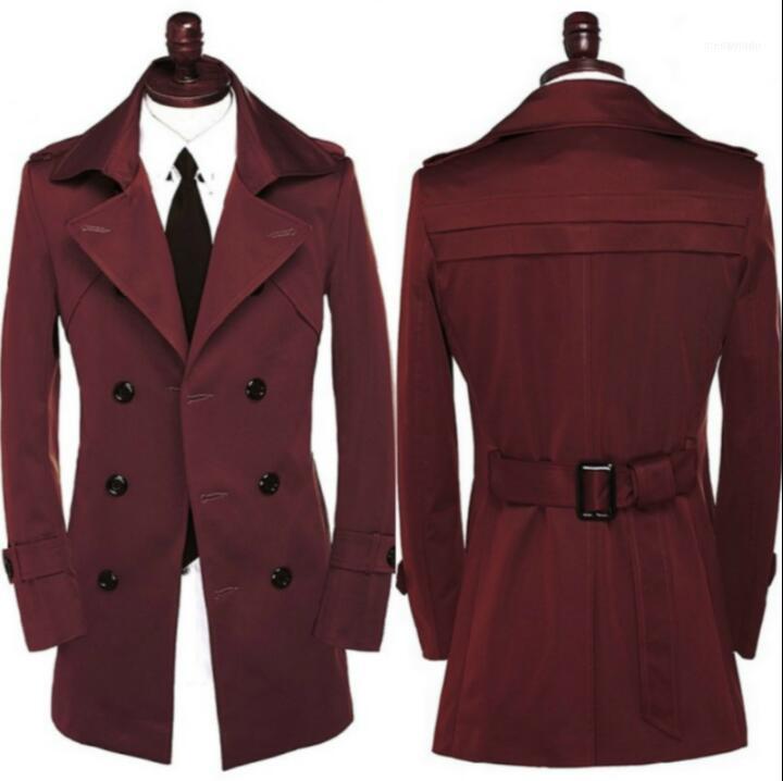 Men' Trench Coats Mens Wine Red Man Double Breasted Coat Men Casual Clothes Slim Overcoat Long Sleeve Spring Autumn Big Size - 9XL1, Khaki
Men' Trench Coats Mens Wine Red Man Double Breasted Coat Men Casual Clothes Slim Overcoat Long Sleeve Spring Autumn Big Size - 9XL1, Khaki