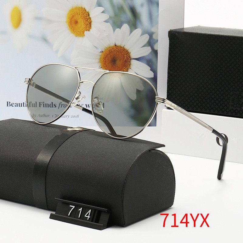 Eyeglass metal Frame summer men Brand Polarized Sunglasses 714 driving Sun glasses Lady big frames beach uv400 eyewear man shades original box wx14
Eyeglass metal Frame summer men Brand Polarized Sunglasses 714 driving Sun glasses Lady big frames beach uv400 eyewear man shades original box wx14
