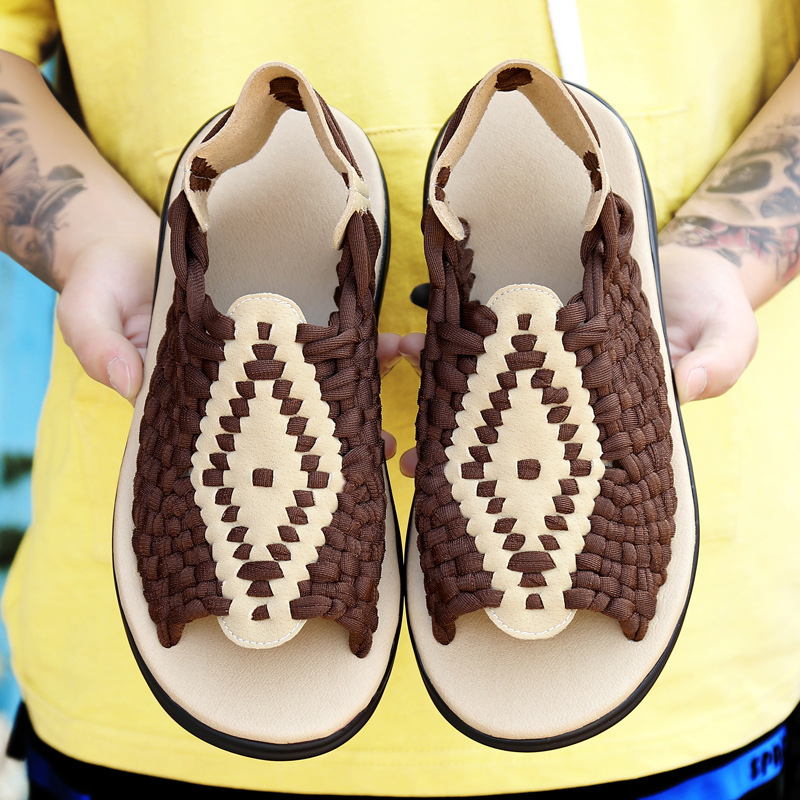 Slippers woven shoes men's sandals summer trend casual thick soled beach 1NYX, 1# shoe box
Slippers woven shoes men's sandals summer trend casual thick soled beach 1NYX, 1# shoe box