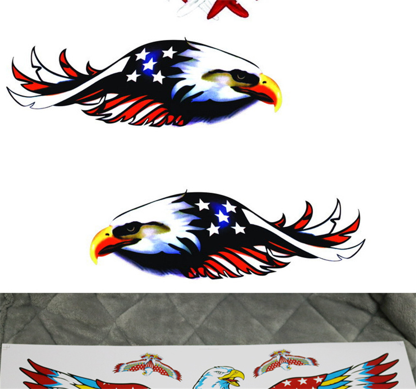 Vehicle Eagles Stickers Animal Graffiti Decals For Luggage Car Motorcycle Skateboard Laptop Front Cover Door Body Gift Decorate