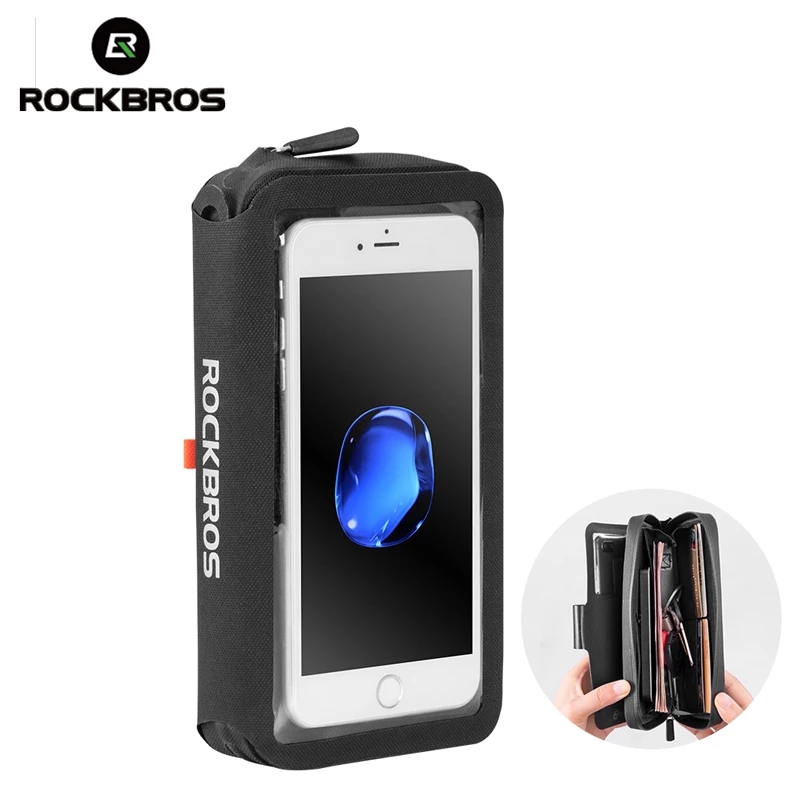 ROCKBROS Rainproof Bicycle Bag TPU Touch Screen Reflective Purse Phone Bags Wallet Handbag Large Capacity Bike Pouch 6.0
ROCKBROS Rainproof Bicycle Bag TPU Touch Screen Reflective Purse Phone Bags Wallet Handbag Large Capacity Bike Pouch 6.0