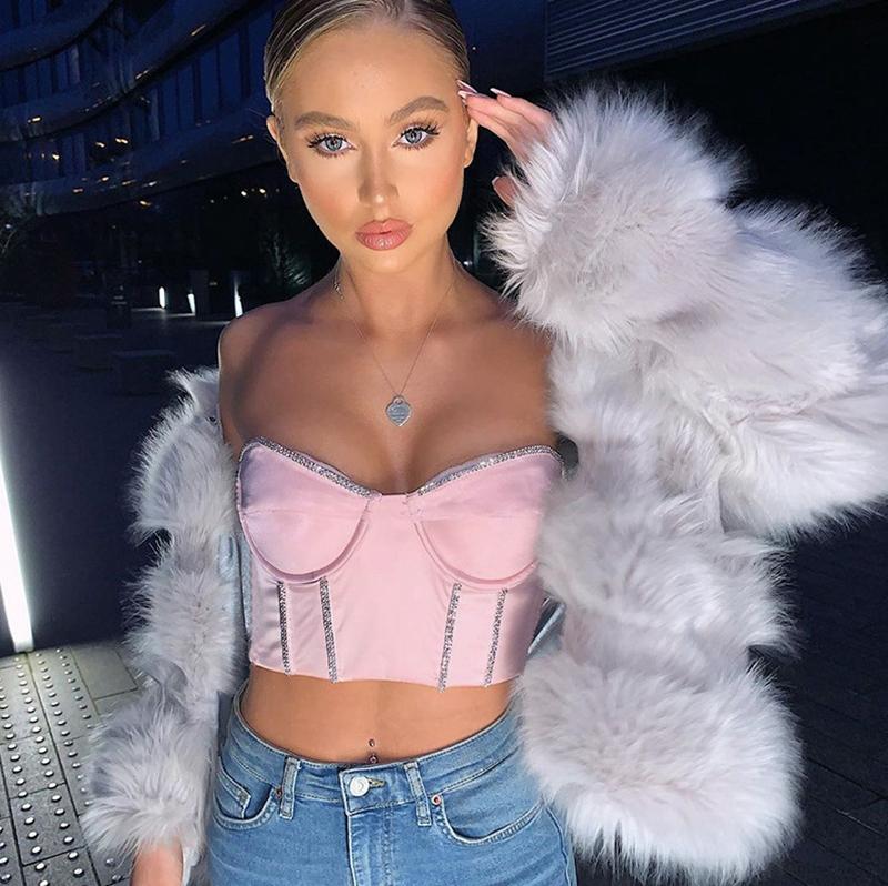 Women' T-Shirt Women Sexy Croset Tube Crop Tops Party Clubwear Off Shoulder Strapless Crystal Sequied Shiny Bralette Top Bandeau Tank Vest, Blue
Women' T-Shirt Women Sexy Croset Tube Crop Tops Party Clubwear Off Shoulder Strapless Crystal Sequied Shiny Bralette Top Bandeau Tank Vest, Blue