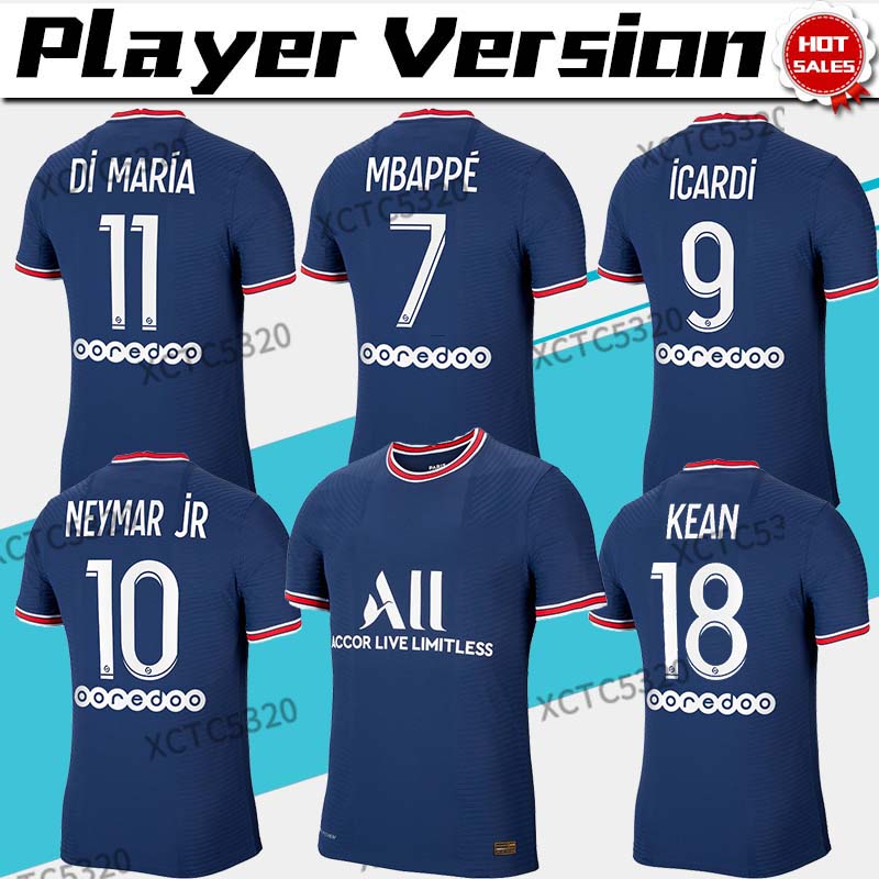 Player Version 21/22 Paris sooccer jersey Maillot De Foot Home Soccer Shirt 2021/2022 MBAPPE ICARDI MARQUINHOS Fooball Uniform On sale, Black;yellow
Player Version 21/22 Paris sooccer jersey Maillot De Foot Home Soccer Shirt 2021/2022 MBAPPE ICARDI MARQUINHOS Fooball Uniform On sale, Black;yellow