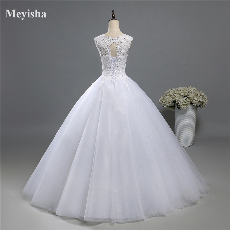 ZJ9139 High Quality Fashion style Lace Wedding Dresses for brides Full Sleeves White Ivory plus size maxi formal