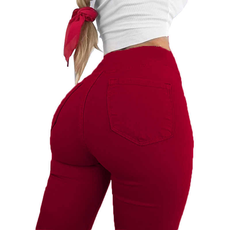 Women's Pencil Pants Trousers Spring Fall Stretch Pants For Women Slim Ladies Trousers Female plus size women 211006