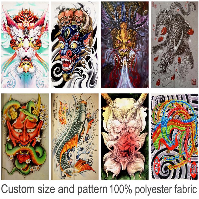 Curtain & Drapes Japanese Door Curtains Polyester Fabric Hanging Creative Tattoos Pattern Kitchen Bedroom Decorative Costom Half
Curtain & Drapes Japanese Door Curtains Polyester Fabric Hanging Creative Tattoos Pattern Kitchen Bedroom Decorative Costom Half