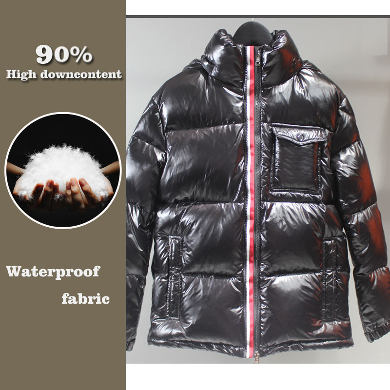 downs down coat 2021 winter men's bright face double zipper jacket eason chan star short, Black
downs down coat 2021 winter men's bright face double zipper jacket eason chan star short, Black