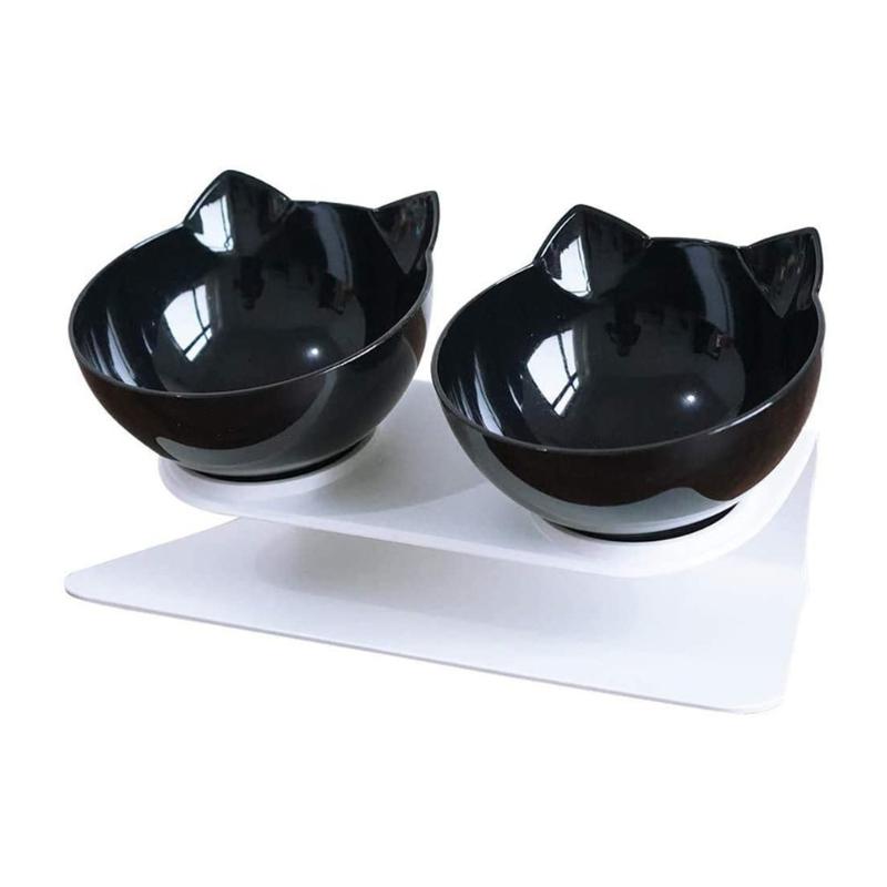 Cat Bowls & Feeders 15-degree Tilting Plastic Bowl Double Automatic Drinking Food Ear Pet Feeding Tray
Cat Bowls & Feeders 15-degree Tilting Plastic Bowl Double Automatic Drinking Food Ear Pet Feeding Tray