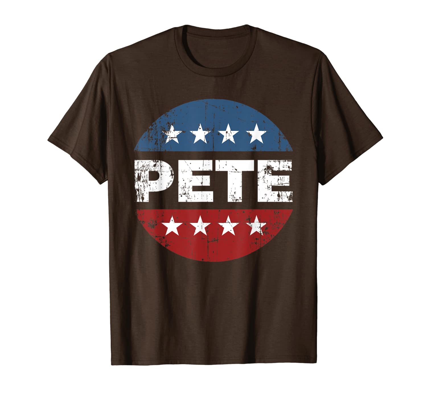 pete buttigieg for president 2020 distressed t-shirt, White;black