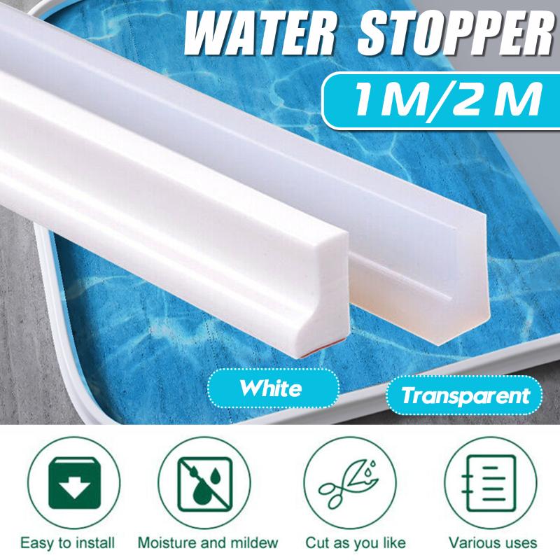 Other Bath & Toilet Supplies 1M/2M Silicone Bathroom Water Stopper Shower Dam Non-slip Dry And Wet Separation Flood Barrier Door Bot
Other Bath & Toilet Supplies 1M/2M Silicone Bathroom Water Stopper Shower Dam Non-slip Dry And Wet Separation Flood Barrier Door Bot