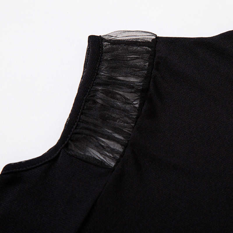 Vintage Black Tank Top Women Clothes Half Turtleneck Summer Sleeveless Ladies Tops Basic Solid Camisole Camis Haut Femme 210615Z