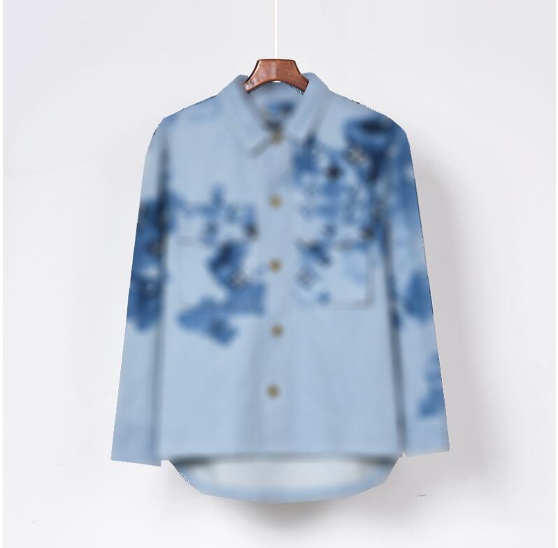 21SS European spring and autumn new fashion letter line printing high-quality shirt Paris famous men's designer neckline with chain decoration men women's shirts, Blue
21SS European spring and autumn new fashion letter line printing high-quality shirt Paris famous men's designer neckline with chain decoration men women's shirts, Blue