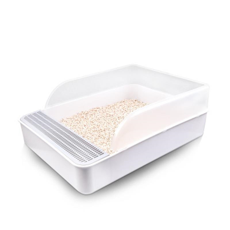Puppy Cat Indoor Home Plastic Sandbox With Scoop Cat Litter Box Cat Dog Tray Pet Dog Toilet Bedpan Teddy Anti-Splash Toilette