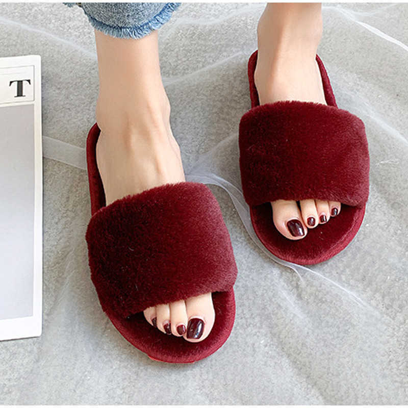 Warm Fluffy Slippers Women Faux Fur Indoor Floor Female Soft Slipper Furry plush home house Flat Shoes Casual Fashion Footwear H0827, Red
Warm Fluffy Slippers Women Faux Fur Indoor Floor Female Soft Slipper Furry plush home house Flat Shoes Casual Fashion Footwear H0827, Red