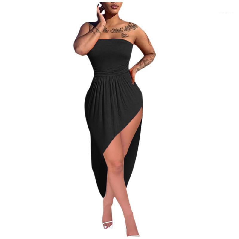 Casual Dresses Summer Dress Long Tube Top Sexy Women Strapless Slim Stretch Bodycon High Split Women' Irregular Clothing Vestidos, Black
Casual Dresses Summer Dress Long Tube Top Sexy Women Strapless Slim Stretch Bodycon High Split Women' Irregular Clothing Vestidos, Black