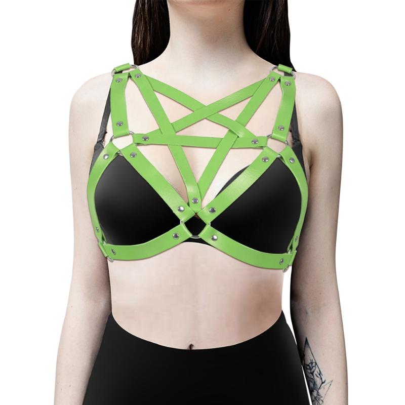Belts Bondage Leather Women's Belt Harness Punk Goth Pole Dance Rave Costume Stocking Garter Harajuku Pentagram Accessories Sword, Black
Belts Bondage Leather Women's Belt Harness Punk Goth Pole Dance Rave Costume Stocking Garter Harajuku Pentagram Accessories Sword, Black