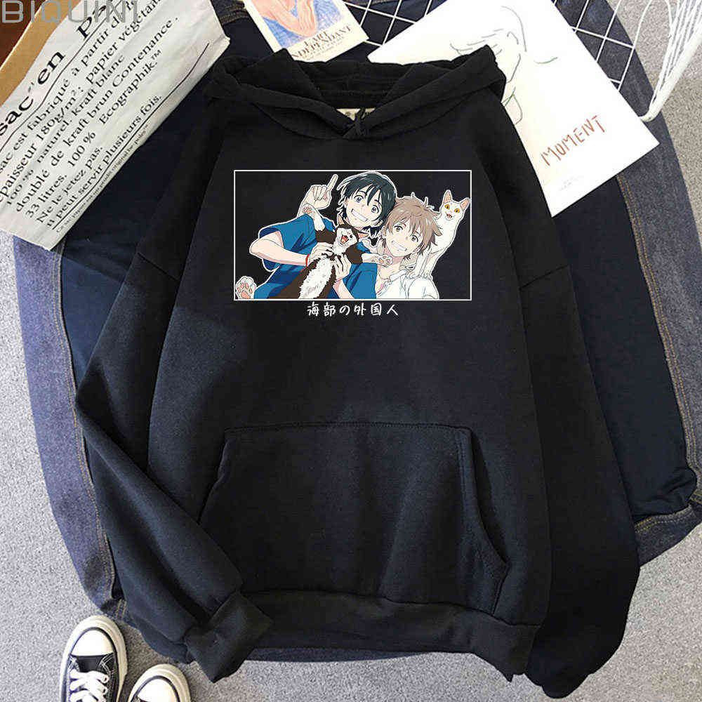 Harajuku Hoodies Women Cute Seaside Umibe No Etranger Printed Hashimoto and Mino Casual Graphic Vintage Sweatshirts Fashion Tops Y0820, Black
Harajuku Hoodies Women Cute Seaside Umibe No Etranger Printed Hashimoto and Mino Casual Graphic Vintage Sweatshirts Fashion Tops Y0820, Black