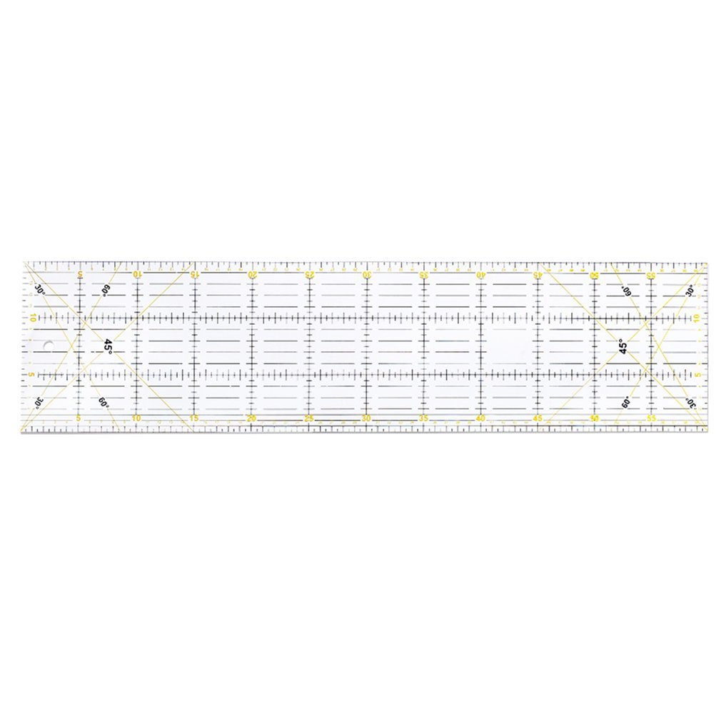 Patchwork Linear Cutting Special Army 60Cm X 15Cm Thick 3mm Hand Two-Color Right-Eyed Ruler