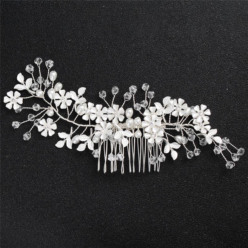 Hair Clips & Barrettes Okily Fashion Wedding Pearl Ornaments Floral Haircomb Jewelry Bride Accessories For Women Headpiece, Golden;silver
Hair Clips & Barrettes Okily Fashion Wedding Pearl Ornaments Floral Haircomb Jewelry Bride Accessories For Women Headpiece, Golden;silver