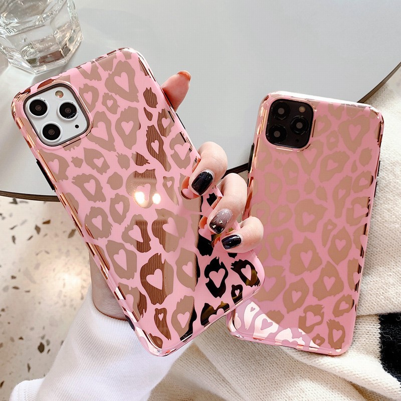 Luxury Sexy Leopard Print Plating Phone Cases Soft Silicone For iPhone 7 8 Plus 11 12 Pro XS Max XR 12promax Woman Cover Gift, Pink
Luxury Sexy Leopard Print Plating Phone Cases Soft Silicone For iPhone 7 8 Plus 11 12 Pro XS Max XR 12promax Woman Cover Gift, Pink