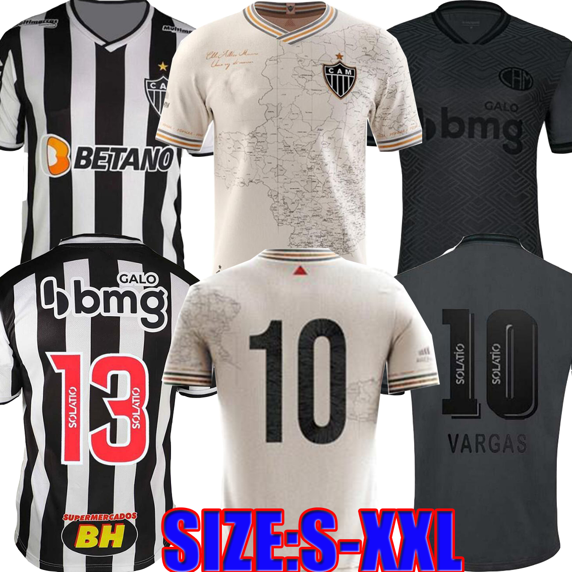 21/22 Atletico Mineiro Home soccer jersey 2021 VARGAS .ZARACHO SASHA ELIAS Shirt Away white KENO MARQUINHOS GUGA 3rd Football uniform, Image
21/22 Atletico Mineiro Home soccer jersey 2021 VARGAS .ZARACHO SASHA ELIAS Shirt Away white KENO MARQUINHOS GUGA 3rd Football uniform, Image