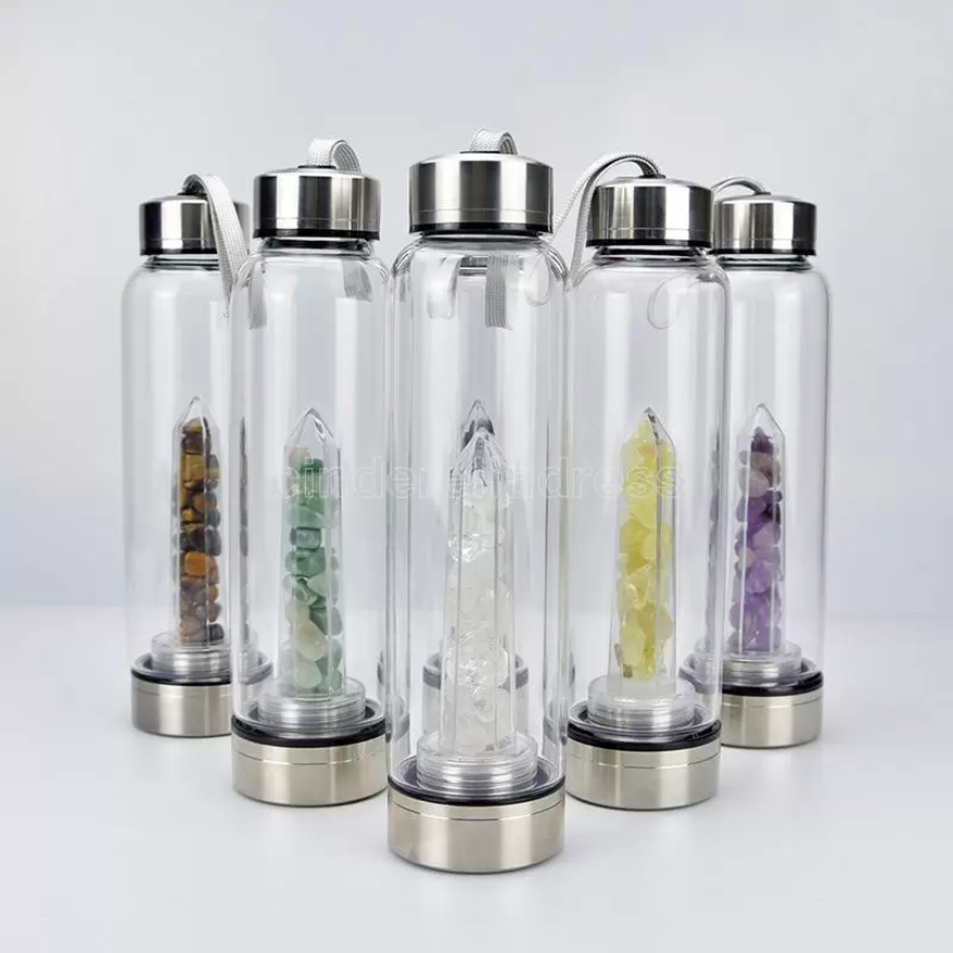 2022 New Natural Quartz Gem Glass Water Bottle Direct Drinking Glass Crystal Cup 8 Styles DHL Fast, Multi
2022 New Natural Quartz Gem Glass Water Bottle Direct Drinking Glass Crystal Cup 8 Styles DHL Fast, Multi