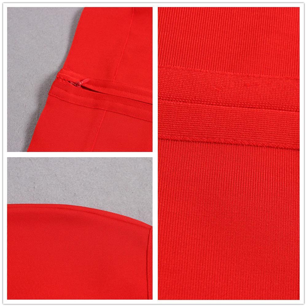 Mini Bandage Sexy Female Summer Black Red Arrival Tight Skirt Elegant Celebrity Party Club Ladies Costume 210525