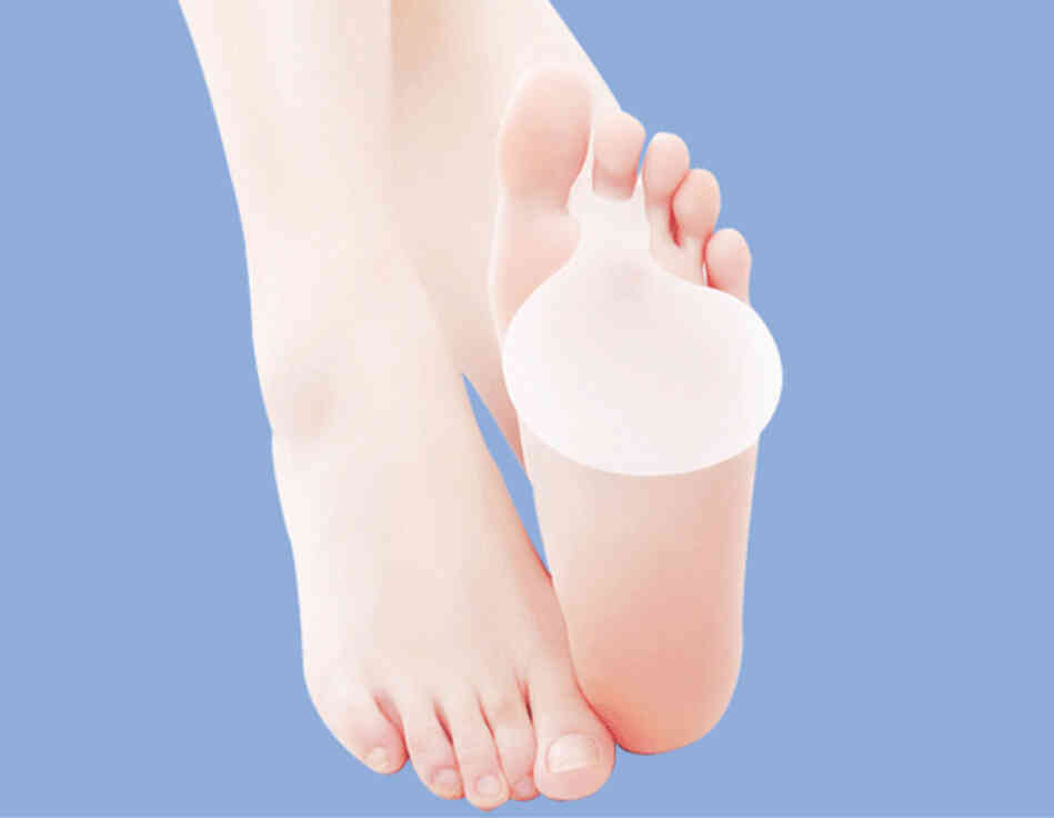 100pair High-heeled Shoes Fore Foot Cushion Pads Silicone Insole Orthotic Insole Foot Care Tool Metatarsal Support Wholesale