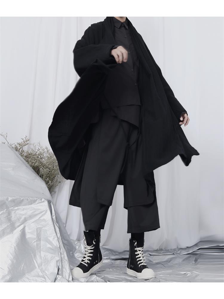 Men' Trench Coats Windbreaker Coat Korean Version Casual Fashion Trend Dark Niche Designers Medium To Long Large Size, Black
Men' Trench Coats Windbreaker Coat Korean Version Casual Fashion Trend Dark Niche Designers Medium To Long Large Size, Black
