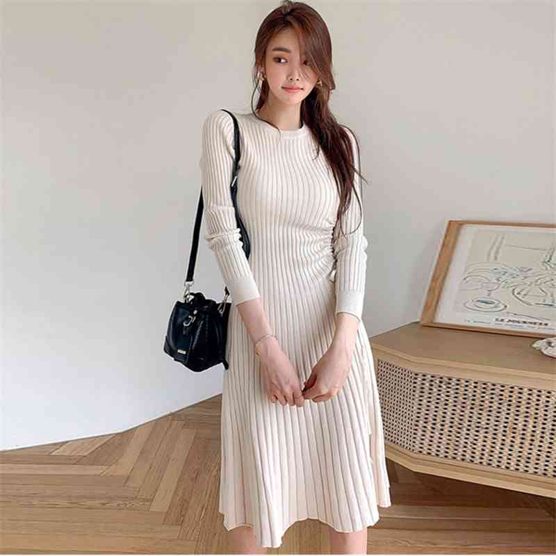 Women Winter Solid Warm Personalized Drawstring Dress Knitted Long Sleeve Chic Streetwear Ladies Mid Vestidos 210520, Photo color
Women Winter Solid Warm Personalized Drawstring Dress Knitted Long Sleeve Chic Streetwear Ladies Mid Vestidos 210520, Photo color