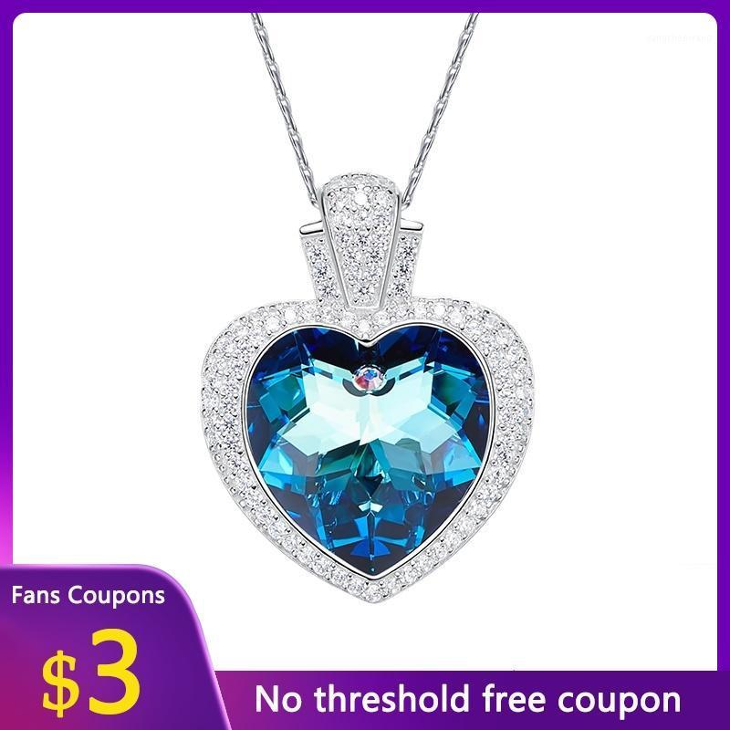 Chains LYNACCS Sweet Lover Blue Heart Pendant 925 Sterling Silver Crystal Necklace For Women Rhinestone Jewelry Engagement Wedding Gift
Chains LYNACCS Sweet Lover Blue Heart Pendant 925 Sterling Silver Crystal Necklace For Women Rhinestone Jewelry Engagement Wedding Gift