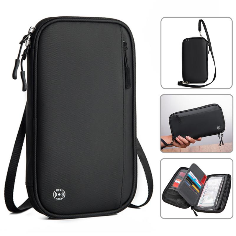 Card Holders Travel Wallet, Family Passport Holder, Documents Organizer, Durable Case With RFID For Men, Women., Black
Card Holders Travel Wallet, Family Passport Holder, Documents Organizer, Durable Case With RFID For Men, Women., Black