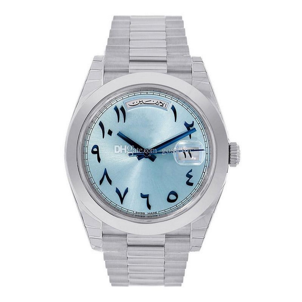 11 style luxury watch men Date 40mm Day Ancient arab automatic mechanical No battery sweeping movement Stainless steel watches just 2813 18K u1, Add waterproof process (service)
11 style luxury watch men Date 40mm Day Ancient arab automatic mechanical No battery sweeping movement Stainless steel watches just 2813 18K u1, Add waterproof process (service)